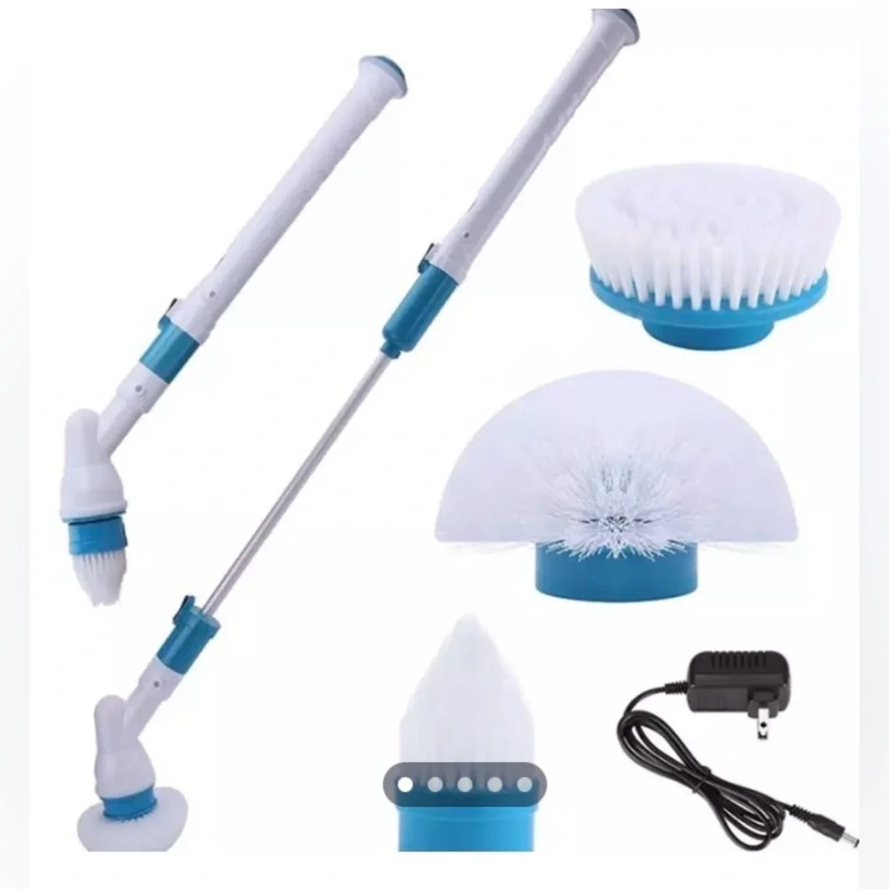 Hurricane Spin Scrubber Rechargeable Cordless Spin Brush with 3 Spin Brushes